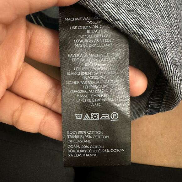 Anthropologie Pilcro Sporty Tiered Denim Mini Skirt Size Large - Picture 14 of 14